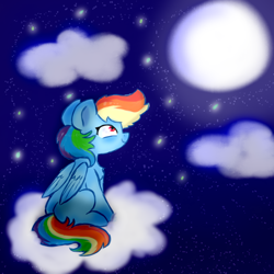 Size: 1200x1200 | Tagged: safe, artist:anonymous, rainbow dash, pegasus, pony, g4, female, solo