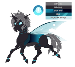 Size: 3328x2983 | Tagged: safe, artist:askbubblelee, oc, oc only, oc:imago, changeling, changeling oc, digital art, fangs, female, high res, reference sheet, simple background, solo, transparent background