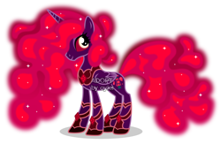 Size: 2000x1300 | Tagged: safe, artist:oyks, oc, oc only, alicorn, pony, adoptable, lava lamp, ponified, princess, vector