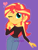 Size: 1800x2400 | Tagged: safe, artist:artmlpk, sunset shimmer, equestria girls, g4, adorable face, adorkable, beautiful, clothes, cute, digital art, dork, female, heart, jeans, looking at you, one eye closed, pants, shimmerbetes, simple background, smiling, smiling at you, solo, vector, watermark, wink