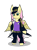 Size: 1511x2045 | Tagged: safe, artist:wapamario63, fluttershy, pegasus, pony, g4, badass, bipedal, clothes, cosplay, costume, female, flutterbadass, jojo's bizarre adventure, jotaro kujo, mare, simple background, solo, transparent background, wings