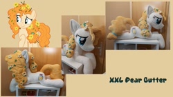 Size: 1280x720 | Tagged: safe, artist:varonya, pear butter, pony, g4, irl, photo, plushie, solo