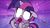 Size: 1280x720 | Tagged: safe, screencap, twilight sparkle, alicorn, pony, g4.5, my little pony: pony life, princess probz, eyelid pull, female, mare, purple background, simple background, solo, treehouse logo, twilight sparkle (alicorn)