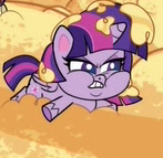 Size: 147x143 | Tagged: safe, screencap, twilight sparkle, alicorn, pony, g4.5, my little pony: pony life, princess probz, chubby cheeks, cropped, double chin, fat, female, fetish fuel, mare, solo, twilard sparkle, twilight sparkle (alicorn)