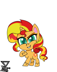 Size: 3250x4100 | Tagged: safe, artist:theretroart88, sunset shimmer, pony, unicorn, g4, g4.5, my little pony: pony life, cute, female, mare, shimmerbetes, simple background, transparent background, vector
