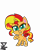 Size: 3250x4100 | Tagged: safe, artist:theretroart88, sunset shimmer, pony, unicorn, g4, g4.5, my little pony: pony life, cute, female, mare, shimmerbetes, simple background, solo, transparent background, vector