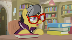 Size: 1920x1080 | Tagged: safe, screencap, a.k. yearling, pony, daring doubt, g4, female, glasses, solo