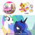 Size: 1600x1600 | Tagged: safe, edit, edited screencap, screencap, princess celestia, princess luna, alicorn, pony, unicorn, g4, my little pony: friendship is magic, the ending of the end, angry, caption, celestia is not amused, female, image macro, luna is not amused, mare, photo, text, toy, unamused, zuru 5 surprise