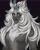 Size: 2500x3156 | Tagged: safe, artist:monyachan, kirin, anthro, art, bust, dark background, digital art, fullshade, high res, looking at you, simple background