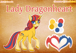 Size: 1280x885 | Tagged: safe, artist:esmeia, oc, oc only, oc:dragonheart, pony, unicorn, colored hooves, female, horn, mare, raised hoof, reference sheet, solo, unicorn oc