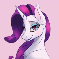Size: 3200x3200 | Tagged: safe, artist:galinn-arts, rarity, pony, unicorn, g4, bust, commission example, female, high res, solo