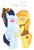 Size: 1280x1875 | Tagged: safe, artist:horroraceman93, braeburn, soarin', earth pony, pegasus, pony, g4, duo, gay, hat, holding hooves, kiss on the lips, kissing, male, ship:soarburn, shipping, simple background, transparent background