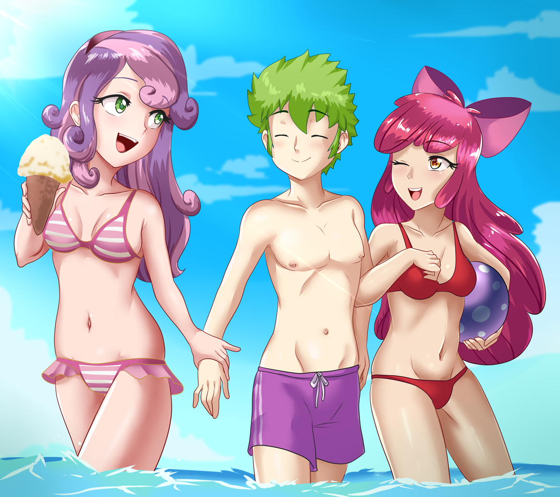 ...food, humanized, ice cream, male, shipping, spike gets all the mares, sp...