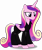 Size: 2848x3397 | Tagged: safe, artist:anime-equestria, princess cadance, alicorn, pony, g4, angry, clothes, concave belly, female, high res, horn, looking down, mare, shirt, simple background, slender, solo, thin, transparent background, vector, wings