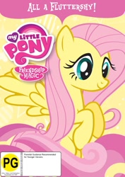 Size: 566x800 | Tagged: safe, fluttershy, pegasus, pony, g4, dvd, female, new zealand, rating, solo, stock vector