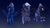 Size: 3840x2160 | Tagged: safe, artist:hexedkaiser, night glider, oc, oc:flushie, oc:prism bolt, pegasus, pony, g4, 3d, female, high res, mare, night, pegasus oc, source filmmaker, wings