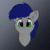 Size: 500x500 | Tagged: safe, artist:capseys, oc, oc only, oc:stargazer silver, pony, animated, bust, ear fluff, error, glitch, looking at you, no sound, smiling, solo, space, stars, webm