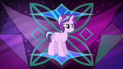 Size: 3840x2160 | Tagged: safe, artist:laszlvfx, artist:slb94, edit, starlight glimmer, pony, g4, alternate hairstyle, female, high res, solo, wallpaper, wallpaper edit