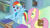 Size: 1920x1080 | Tagged: safe, screencap, fluttershy, rainbow dash, pegasus, pony, daring doubt, g4, bag, book, duo, female, flying, mare, saddle bag