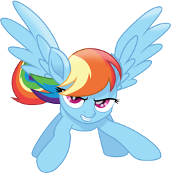 Size: 3000x3021 | Tagged: safe, artist:cloudy glow, rainbow dash, pegasus, pony, g4, my little pony: the movie, .ai available, female, high res, mare, movie accurate, protective pose, simple background, solo, transparent background, vector