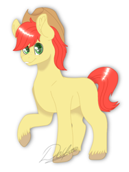 Size: 768x1024 | Tagged: safe, artist:delfinaluther, bright mac, earth pony, pony, g4, male, solo