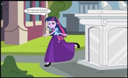 Size: 1280x779 | Tagged: safe, artist:starman1999, twilight sparkle, human, equestria girls, g4, clothes, female, long skirt, skirt, solo