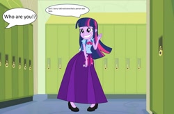 Size: 1280x841 | Tagged: safe, artist:starman1999, twilight sparkle, human, equestria girls, g4, clothes, female, long skirt, offscreen character, skirt, solo