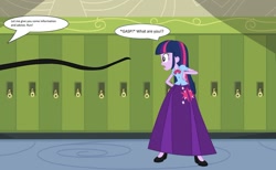 Size: 1280x791 | Tagged: safe, artist:starman1999, twilight sparkle, equestria girls, g4, clothes, female, long skirt, offscreen character, skirt, solo, twilight sparkle (alicorn)