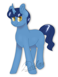 Size: 768x1024 | Tagged: safe, artist:delfinaluther, night light, pony, unicorn, g4, male, solo