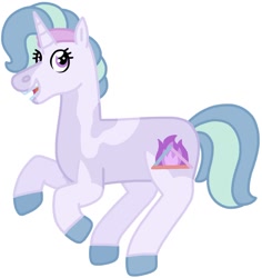 Size: 1280x1357 | Tagged: safe, artist:kindheart525, oc, oc only, oc:enchanting show, pony, unicorn, auraverse, magical lesbian spawn, offspring, parent:starlight glimmer, parent:trixie, parents:startrix