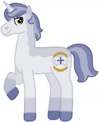 Size: 1171x1435 | Tagged: safe, artist:kindheart525, oc, oc only, oc:swift valor, pony, unicorn, auraverse, magical gay spawn, offspring, parent:shining armor, parent:spearhead, parents:spearmor