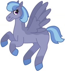 Size: 1311x1439 | Tagged: safe, artist:kindheart525, oc, oc only, oc:indigo sprint, pegasus, pony, auraverse, magical gay spawn, offspring, parent:shining armor, parent:spearhead, parents:spearmor