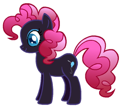 Size: 656x573 | Tagged: safe, artist:rosienature123, pinkie pie, earth pony, pony, g4, female, nightmare, nightmare pinkie, nightmarified, solo