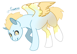 Size: 2021x1423 | Tagged: safe, artist:ddm-adopts, oc, oc only, oc:sunrise, pegasus, pony, male, pegasus oc, simple background, solo, transparent background, wings