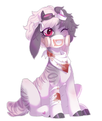 Size: 1801x2137 | Tagged: safe, artist:shady-bush, earth pony, pony, female, gas mask, mare, mask, simple background, solo, transparent background