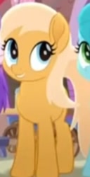 Size: 138x269 | Tagged: safe, screencap, earth pony, pony, g4, my little pony: rainbow roadtrip, background pony, cropped, offscreen character, op i can't see shit, solo focus, unnamed character, unnamed pony