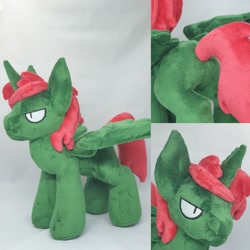 Size: 1564x1564 | Tagged: safe, artist:difis, oc, alicorn, pony, commission, handmade, irl, multiple views, photo, plushie, solo, toy