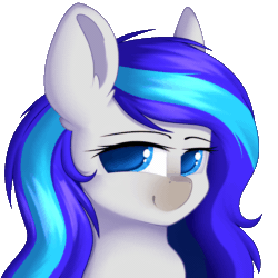 Size: 1200x1200 | Tagged: safe, artist:xcinnamon-twistx, oc, oc only, oc:hooklined, pony, g4, :p, advertisement, animated, auction open, blinking, commission, cute, gif, long hair, long mane, looking at you, mlem, silly, simple background, solo, tongue out, transparent background, ych result