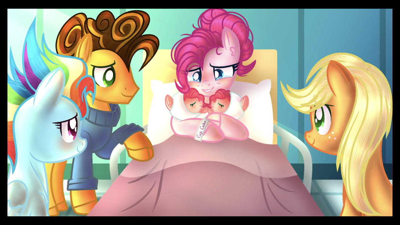 Three curious ponies