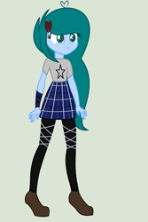 Size: 2002x2996 | Tagged: safe, artist:lominicinfinity, oc, oc only, oc:infinity mi rosalinda, equestria girls, g4, clothes, high res, simple background, solo