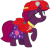 Size: 1081x1041 | Tagged: safe, alternate version, artist:徐詩珮, fizzlepop berrytwist, tempest shadow, pony, unicorn, series:sprglitemplight diary, series:sprglitemplight life jacket days, series:springshadowdrops diary, series:springshadowdrops life jacket days, g4, alternate universe, broken horn, clothes, cute, cutie mark, cutie mark on clothes, dress, eye scar, eyelashes, female, helmet, horn, looking up, mare, marshall (paw patrol), paw patrol, paw prints, raised hoof, scar, simple background, solo, transparent background, worried