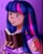 Size: 1080x1350 | Tagged: safe, alternate version, artist:serychanxx, twilight sparkle, human, g4, alternative cutie mark placement, book, bust, clothes, dark skin, female, humanized