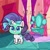 Size: 1080x1080 | Tagged: safe, part of a set, rarity, pony, unicorn, g4, g4.5, my little pony: pony life, official, face mask, female, mare, mirror, mud mask, solo