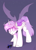 Size: 2637x3699 | Tagged: safe, artist:argigen, oc, oc:ace gambit (nya), changeling, pony, rcf community, double colored changeling, high res, purple changeling, white changeling, wings