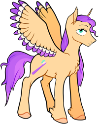 Size: 725x900 | Tagged: safe, artist:malphym, oc, oc only, oc:anonright smiles, hybrid, pegasus, pony, colored wings, colored wingtips, female, interspecies offspring, magical lesbian spawn, mare, offspring, parent:pinkie pie, parent:princess skystar, parents:skypie, simple background, solo, transparent background