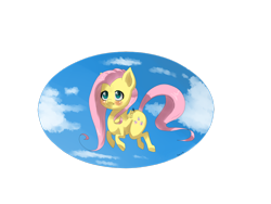 Size: 4000x3000 | Tagged: safe, artist:tomat-in-cup, fluttershy, pegasus, pony, g4, female, flying, mare, simple background, solo, transparent background