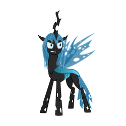 Size: 1000x1000 | Tagged: safe, artist:warren peace, oc, oc only, oc:queen amygdala, changeling, changeling queen, changeling oc, changeling queen oc, female, simple background, solo, transparent background, vector