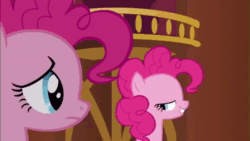 Size: 1920x1080 | Tagged: safe, edit, edited screencap, screencap, pinkie pie, earth pony, pony, g4, g4.5, my little pony: pony life, too many pinkie pies, animated, betcha can't make a face crazier than this, clone, crossover, g4 to g4.5, generation leap, imminent death, magic, pinkie clone, pinkie's silly face, sound, surprised, webm