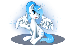 Size: 1920x1200 | Tagged: safe, artist:msgreentea, oc, oc only, oc:white flare, alicorn, pony, simple background, solo, transparent background