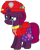 Size: 695x878 | Tagged: safe, artist:徐詩珮, fizzlepop berrytwist, tempest shadow, pony, unicorn, series:sprglitemplight diary, series:sprglitemplight life jacket days, series:springshadowdrops diary, series:springshadowdrops life jacket days, g4, alternate universe, broken horn, clothes, crying, cute, cutie mark, cutie mark on clothes, dress, eye scar, eyelashes, female, helmet, horn, mare, marshall (paw patrol), paw patrol, paw prints, scar, simple background, solo, transparent background, wavy mouth